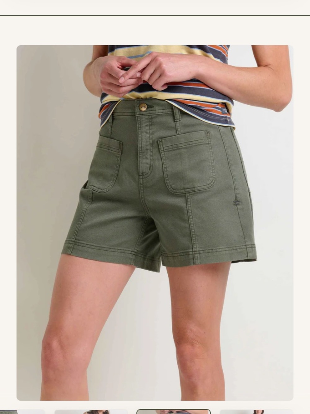 Toad&Co linden canvas shorts - women’s 14